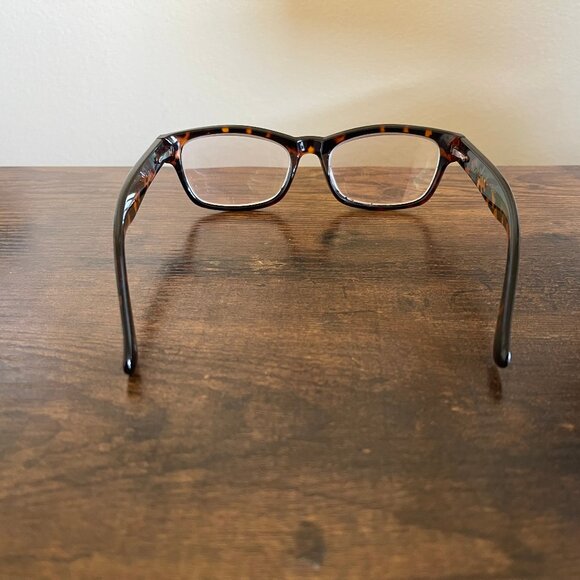 Foster Grant Multifocus Tortoise Shell Round Eyeglass Frames Only 52-17-140 mm - Picture 7 of 7